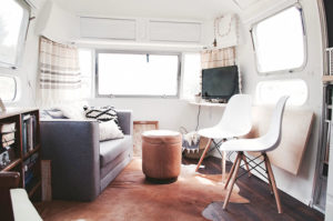 Tour this Modern Eclectic Airstream Renovation from Genuinely Ginger | Featured on MountainModernLife.com