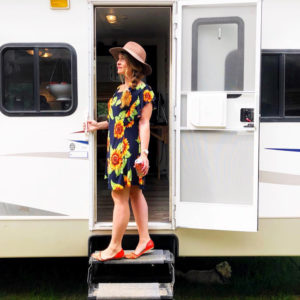 (Camper) Design Vibes Featuring ThoseByrneGirls: See how a family of 6 travels in this bohemian-inspired Camper! MountainModernLife.com