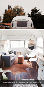 Tour this Modern Eclectic Airstream Renovation from Genuinely Ginger | Featured on MountainModernLife.com