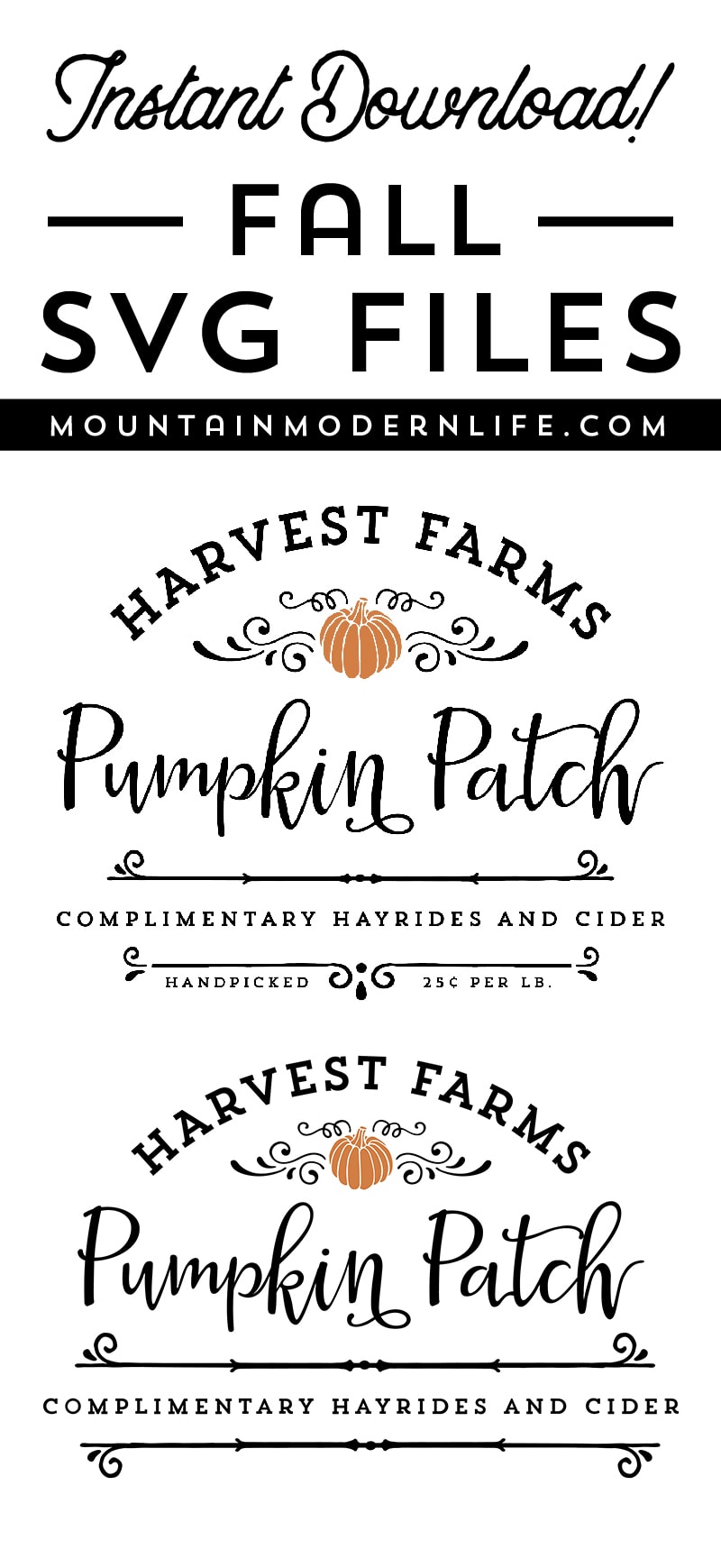 Harvest Farms Pumpkin Patch SVG file