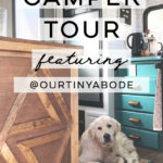 Tour this modern and eclectic camper from @OurTinyAbode!