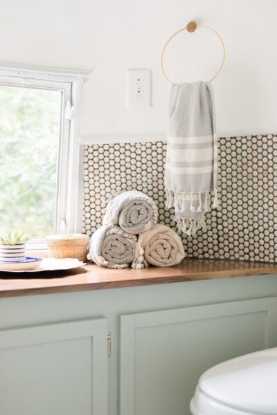 Airstream bathroom remodel