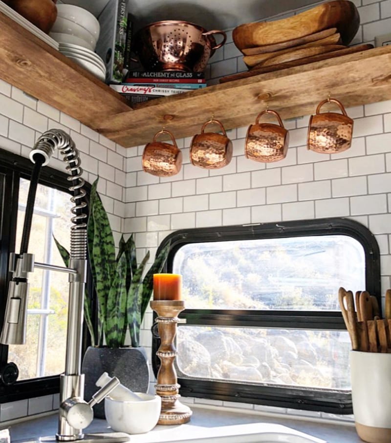 Design Vibes: You're going to love this modern and eclectic camper tour from Our Tiny Abode!