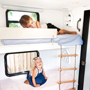 (Camper) Design Vibes Featuring LovetheTinyLife -See how a family of 3 lives in this renovated travel trailer!