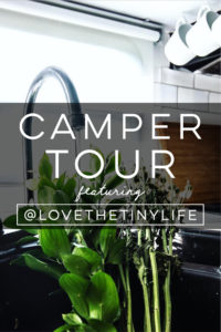 (Camper) Design Vibes Featuring LovetheTinyLife -Tour this renovated travel trailer perfect for a family of 3!