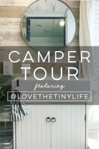 (Camper) Design Vibes Featuring LovetheTinyLife -Tour this renovated travel trailer perfect for a family of 3!