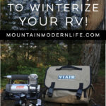 See how using the Viair 400P-RV Portable Air Compressor and Winterizing Kit is perfect for RV'ers. Plus this combo makes winterizing your camper a breeze! MountainModernLife.com