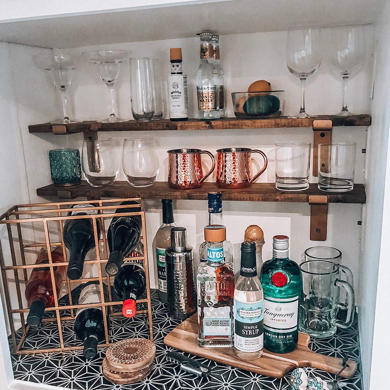 Tour this renovated camper inspired by international travel! // Photos from: ems_traveldiary on Instagram // Featured on MountainModernLife.com