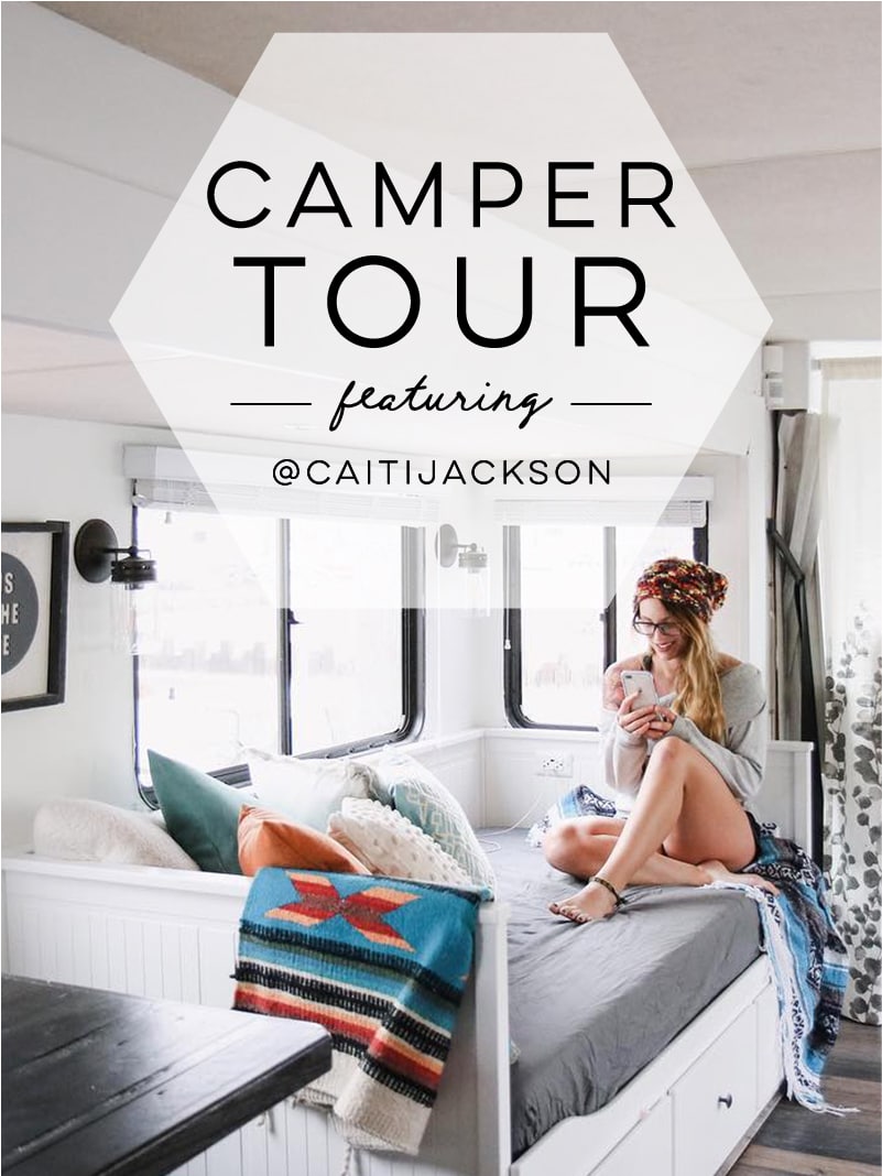 Tour this RV renovated for a family of 4 from @CaitiJackson! #rvreno #rvlife #camperremodel