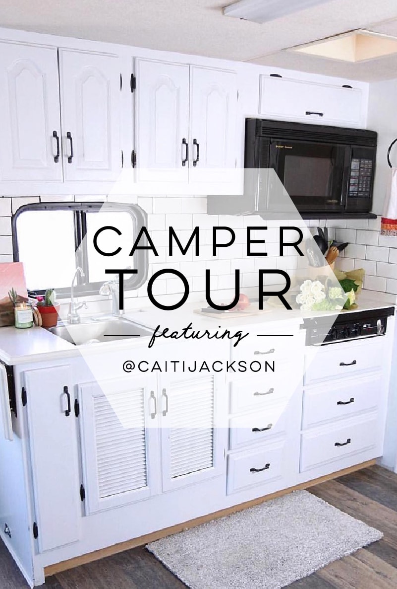 Tour this RV renovated for a family of 4 from @CaitiJackson! #rvreno #rvlife #camperremodel