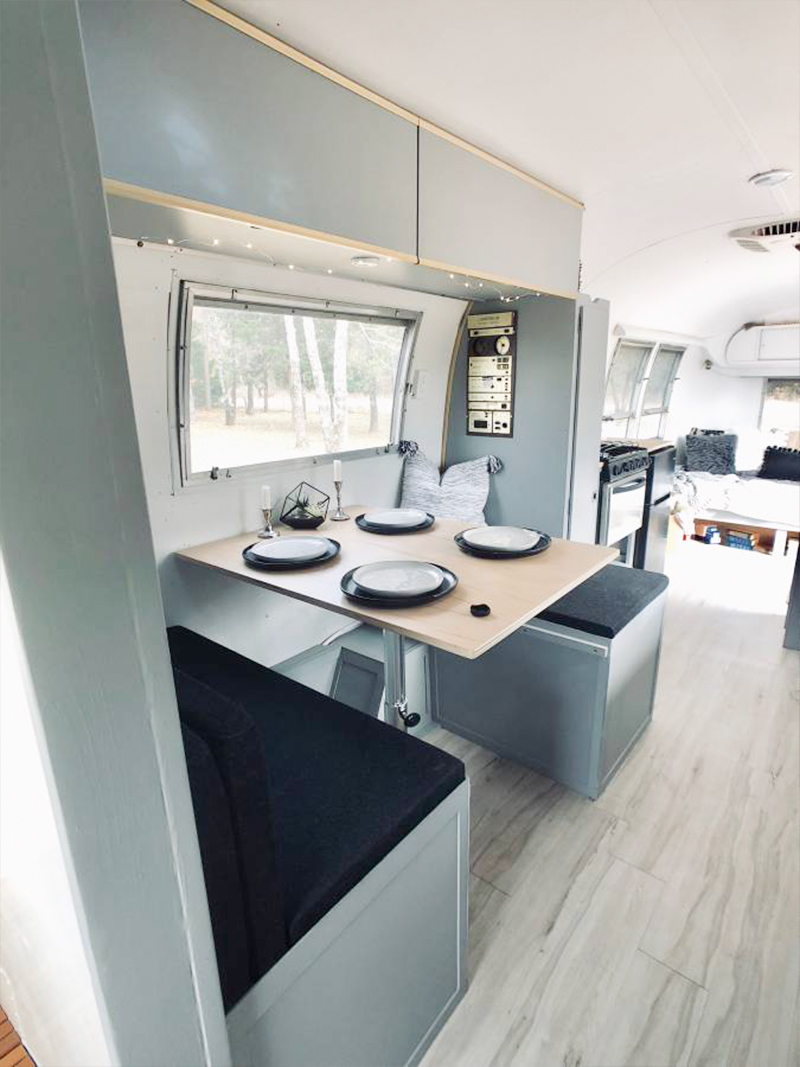 Camper Tour: Meet Magdalene the Airstream, a vintage trailer renovated by @SteadyStreaminCashios! | Featured on MountainModernLife.com