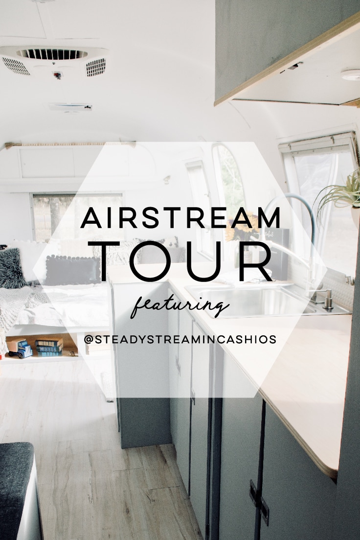 Camper Tour: Meet Magdalene the Airstream, a vintage trailer renovated by @SteadyStreaminCashios! | Featured on MountainModernLife.com
