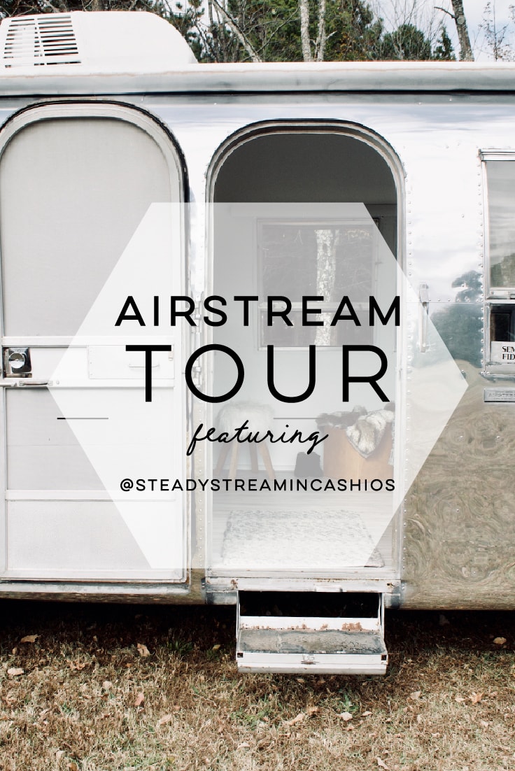 Camper Tour: Meet Magdalene the Airstream, a vintage trailer renovated by @SteadyStreaminCashios! | Featured on MountainModernLife.com