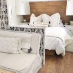 Tour this budget-friendly farmhouse camper that was transformed for $500 by Proverbs31Girl! Featured on MountainModernLife.com