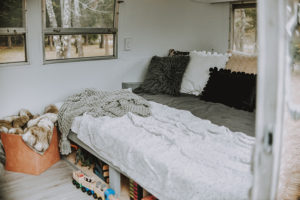 Camper Tour: Meet Magdalene the Airstream (for sale!), a vintage trailer renovated by Steady Streamin&rsquo; Cashios! | Featured on MountainModernLife.com
