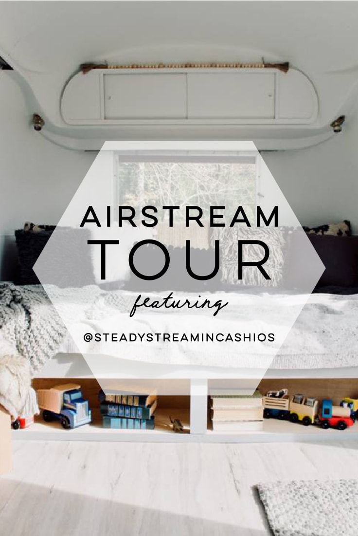 Camper Tour: Meet Magdalene the Airstream, a vintage trailer renovated by @SteadyStreaminCashios! | Featured on MountainModernLife.com
