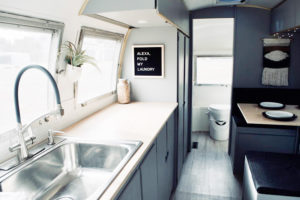 Camper Tour: Meet Magdalene the Airstream (for sale!), a vintage trailer renovated by @SteadyStreaminCashios | Featured on MountainModernLife.com
