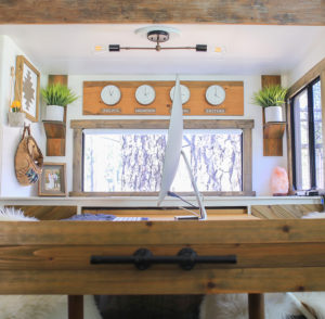 Come see how an outdated RV was transformed into a Mountain Modern Motorhome! #RVremodel #RVrenovation #camperremodel #camperrenovation #campermakeover #RVmakeover #mountainmodernlife #rusticmodern #mountainmodern #tinyhome #beforeafter