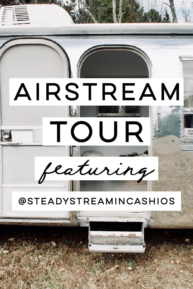 Camper Tour: Meet Magdalene the Airstream, a vintage trailer renovated by @SteadyStreaminCashios! | Featured on MountainModernLife.com