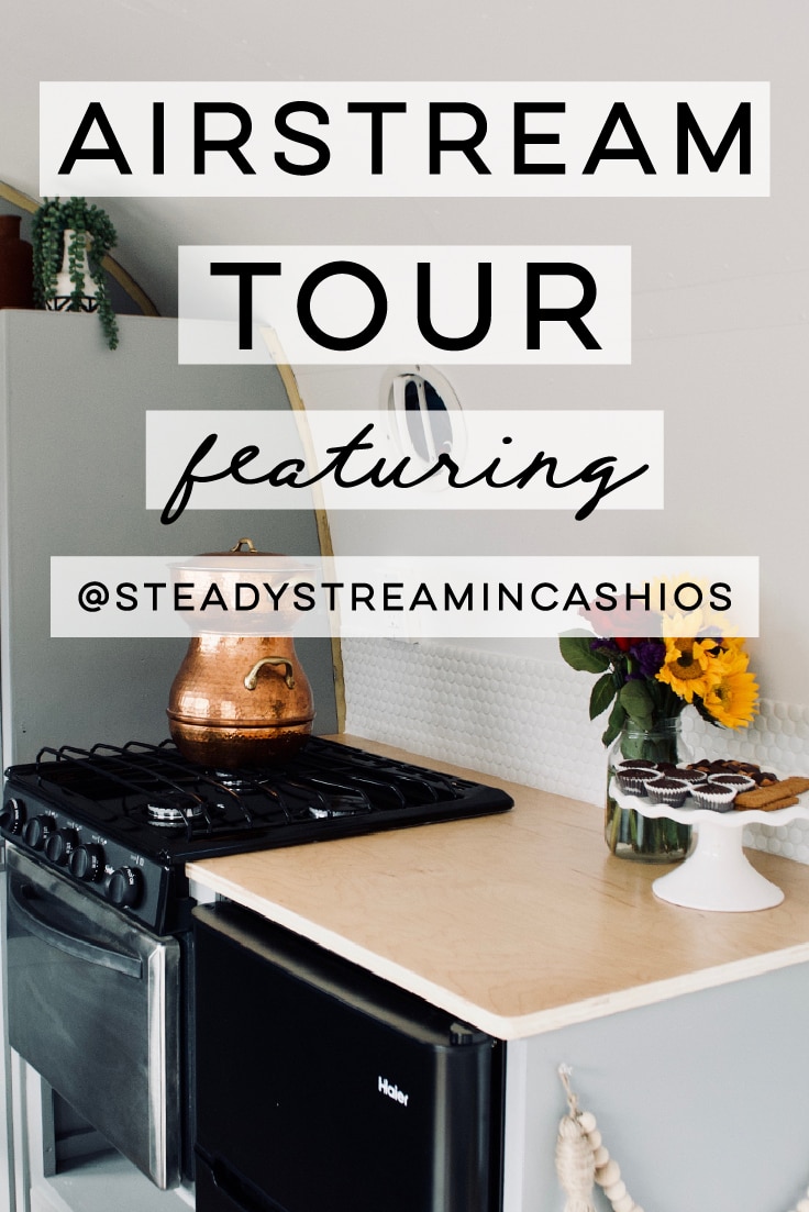 Camper Tour: Meet Magdalene the Airstream, a vintage trailer renovated by @SteadyStreaminCashios! | Featured on MountainModernLife.com