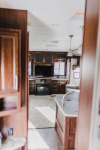 Camper Tour: This family traded a house by the ocean for a home on the road. Photos from @UncommonFarmer / Featured on MountainModernLife.com