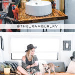 See how a couple transformed their 1989 motorhome into a bohemian-inspired sanctuary! View the tour from @TheRamblrRV on MountainModernLife.com
