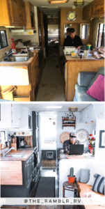 See how a couple transformed their 1989 motorhome into a bohemian-inspired sanctuary! View the tour from @TheRamblrRV on MountainModernLife.com