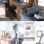 See how a couple transformed their 1989 motorhome into a bohemian-inspired sanctuary! View the tour from @TheRamblrRV on MountainModernLife.com