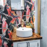 This couple lives on a blueberry farm in their bohemian-inspired RV! View the tour from @TheRamblrRV on MountainModernLife.com