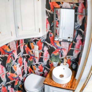 See how a couple transformed their 1989 motorhome into a bohemian-inspired sanctuary! View the tour from @TheRamblrRV on MountainModernLife.com