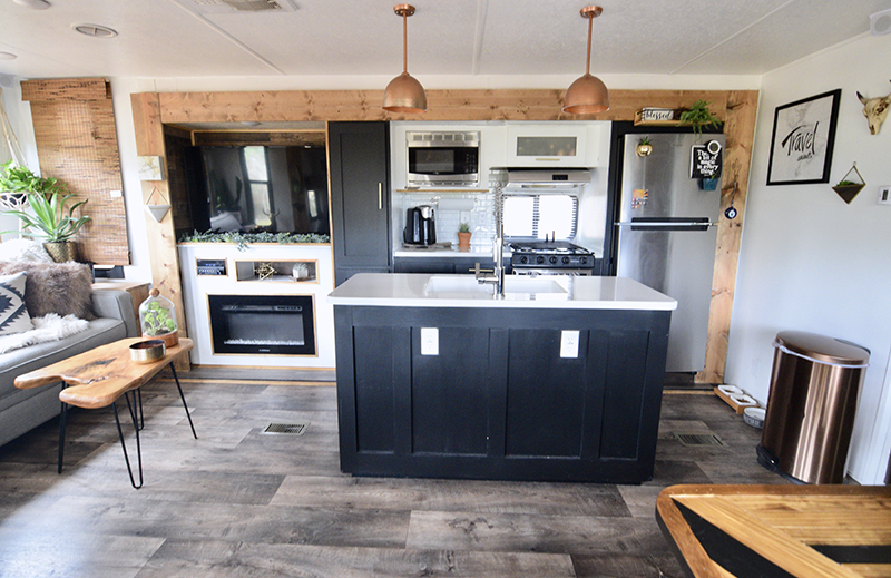 Renovated 2018 Forest River Wildwood 27REI from @TinCanRamblers! See the tour RV tour on MountainModernLife.com!