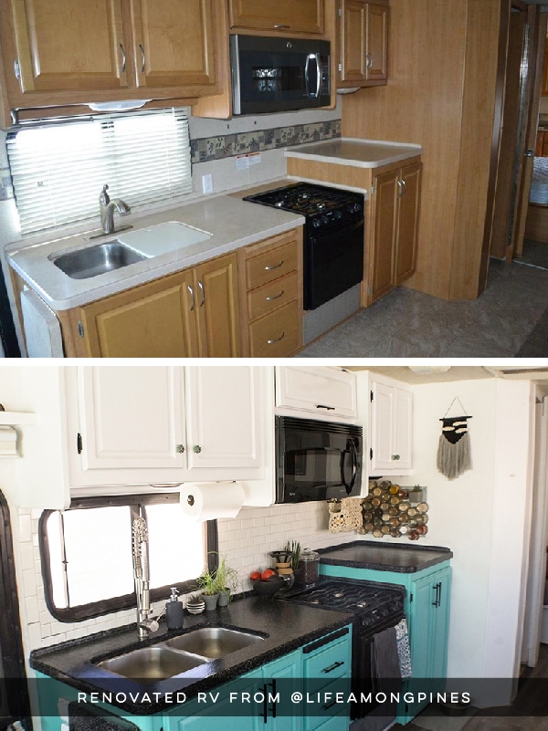 This RV has been transformed into an off-grid tiny home on wheels (and ...