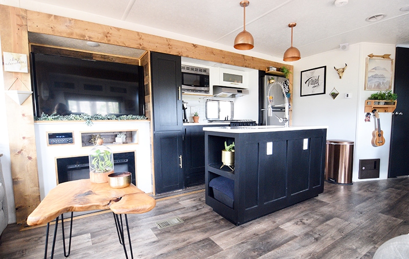 Renovated 2018 Forest River Wildwood 27REI from @TinCanRamblers! See the tour RV tour on MountainModernLife.com!