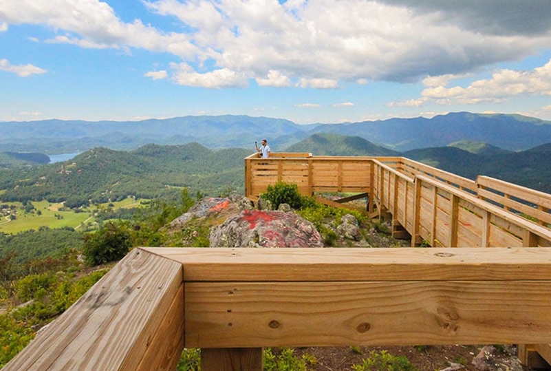 Bell Mountain views from Hiawassee, Georgia - MountainModernLife.com