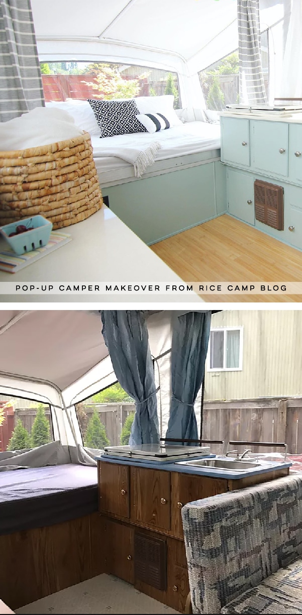 This Pop Up Camper Makeover Cost Less Than 200 Mountain