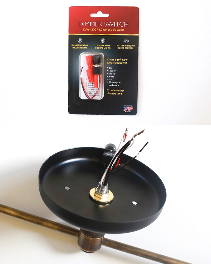 DIY 2-Light Sputnik Chandelier - See how easy it is to create and customize this mid-century modern light fixture! MountainModernLife.com