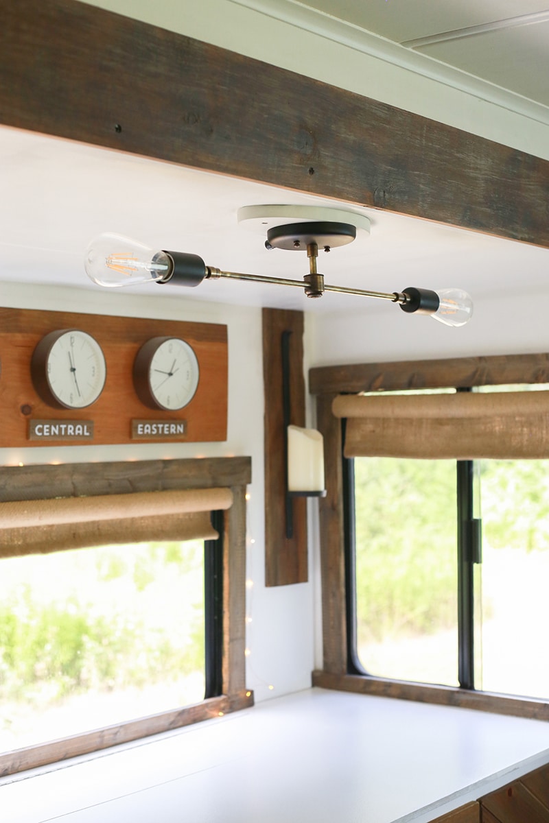 DIY 2-Light Sputnik Chandelier - See how easy it is to create and customize this mid-century modern light fixture! MountainModernLife.com