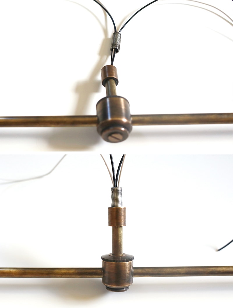 DIY 2-Light Sputnik Chandelier - See how easy it is to create and customize this mid-century modern light fixture! MountainModernLife.com