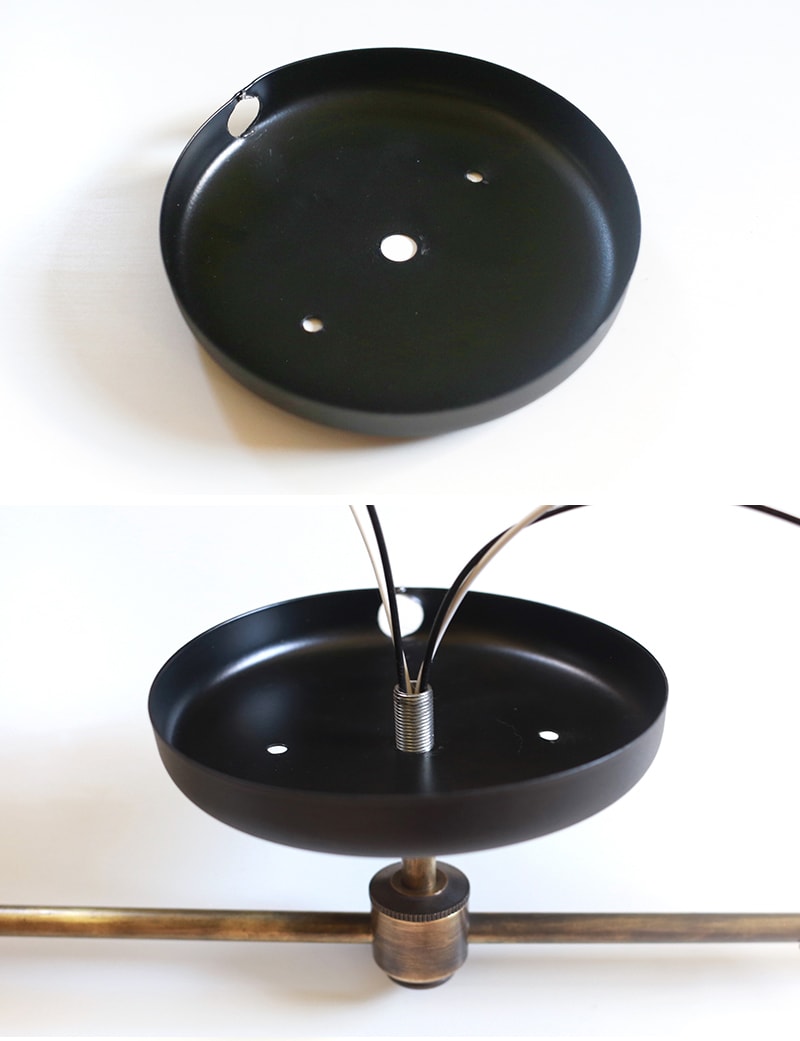 DIY 2-Light Sputnik Chandelier - See how easy it is to create and customize this mid-century modern light fixture! MountainModernLife.com