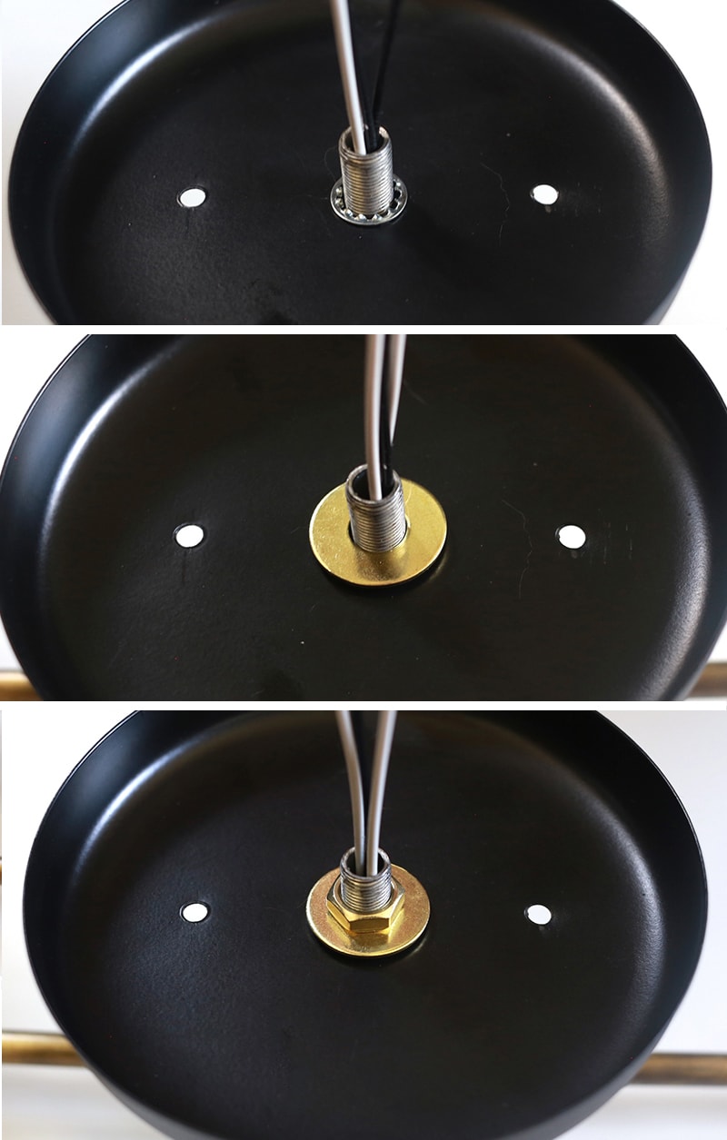 DIY 2-Light Sputnik Chandelier - See how easy it is to create and customize this mid-century modern light fixture! MountainModernLife.com