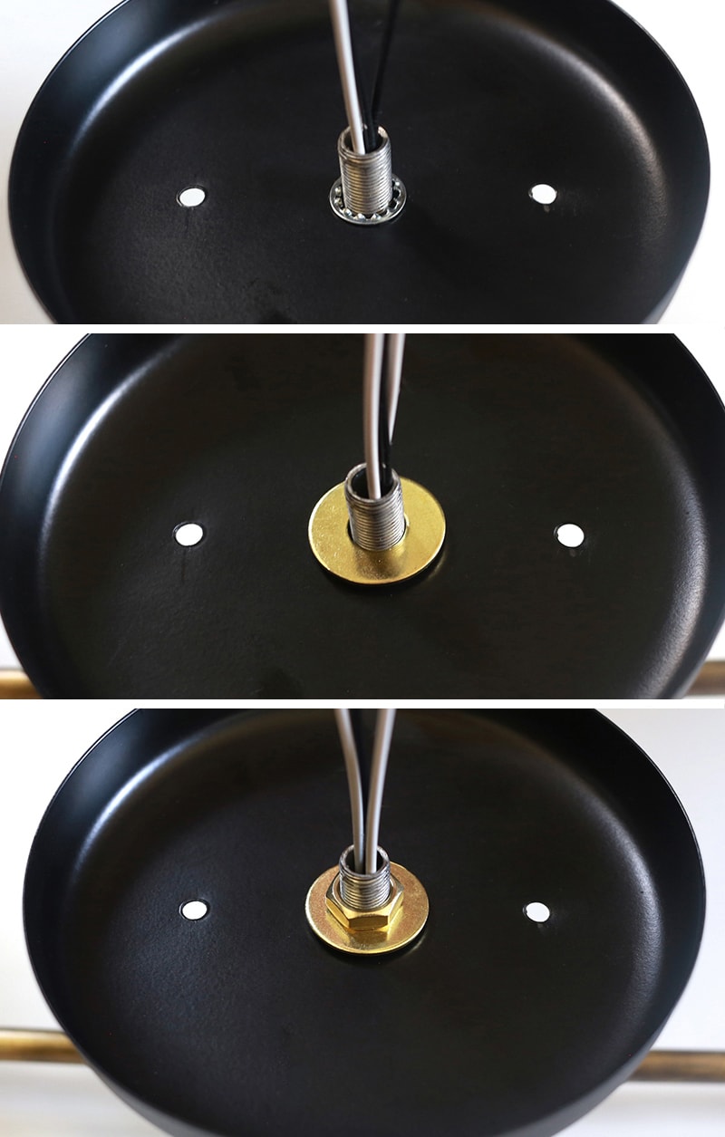 DIY 2-Light Sputnik Chandelier - See how easy it is to create and customize this mid-century modern light fixture! MountainModernLife.com