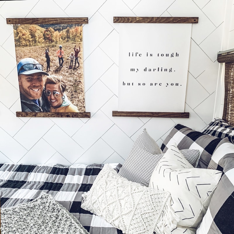 You&rsquo;ll wanna go glamping in this Modern Farmhouse Toy Hauler! Featuring @FoxandTimber on MountainModernLife.com