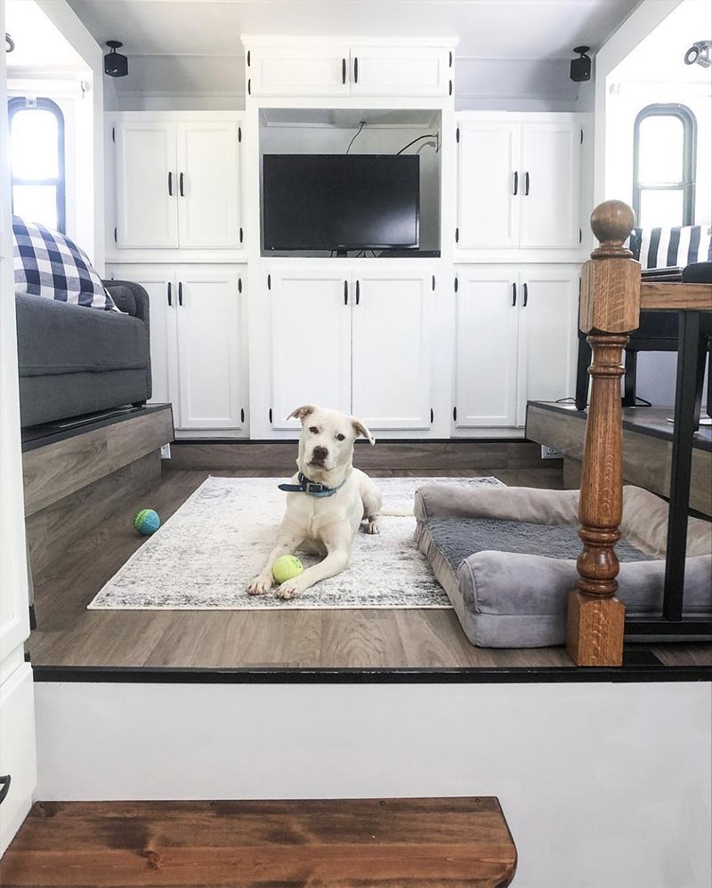 Remodeled 5th Wheel from from @fifthwheelfarmhouse