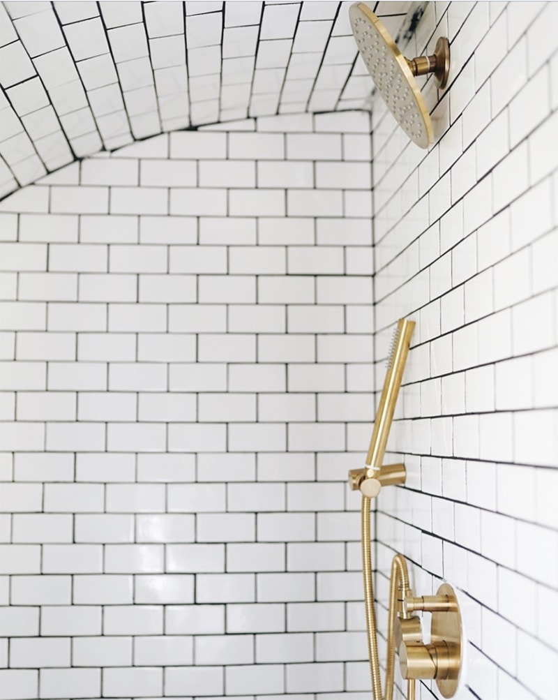 Renovated Airstream Shower from @provencher_adventure