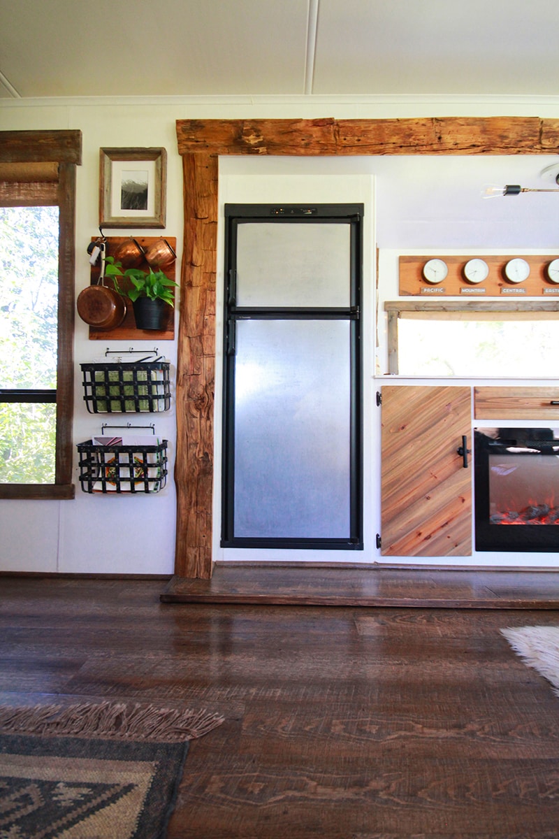 Incorporating history into our RV with handhewn Barnwood