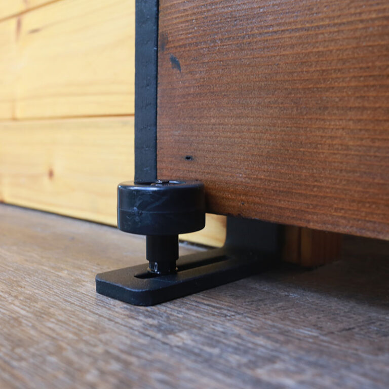 How to hang a lightweight sliding barn door in an RV