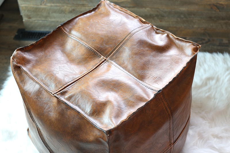 The easy way to darken faux leather 