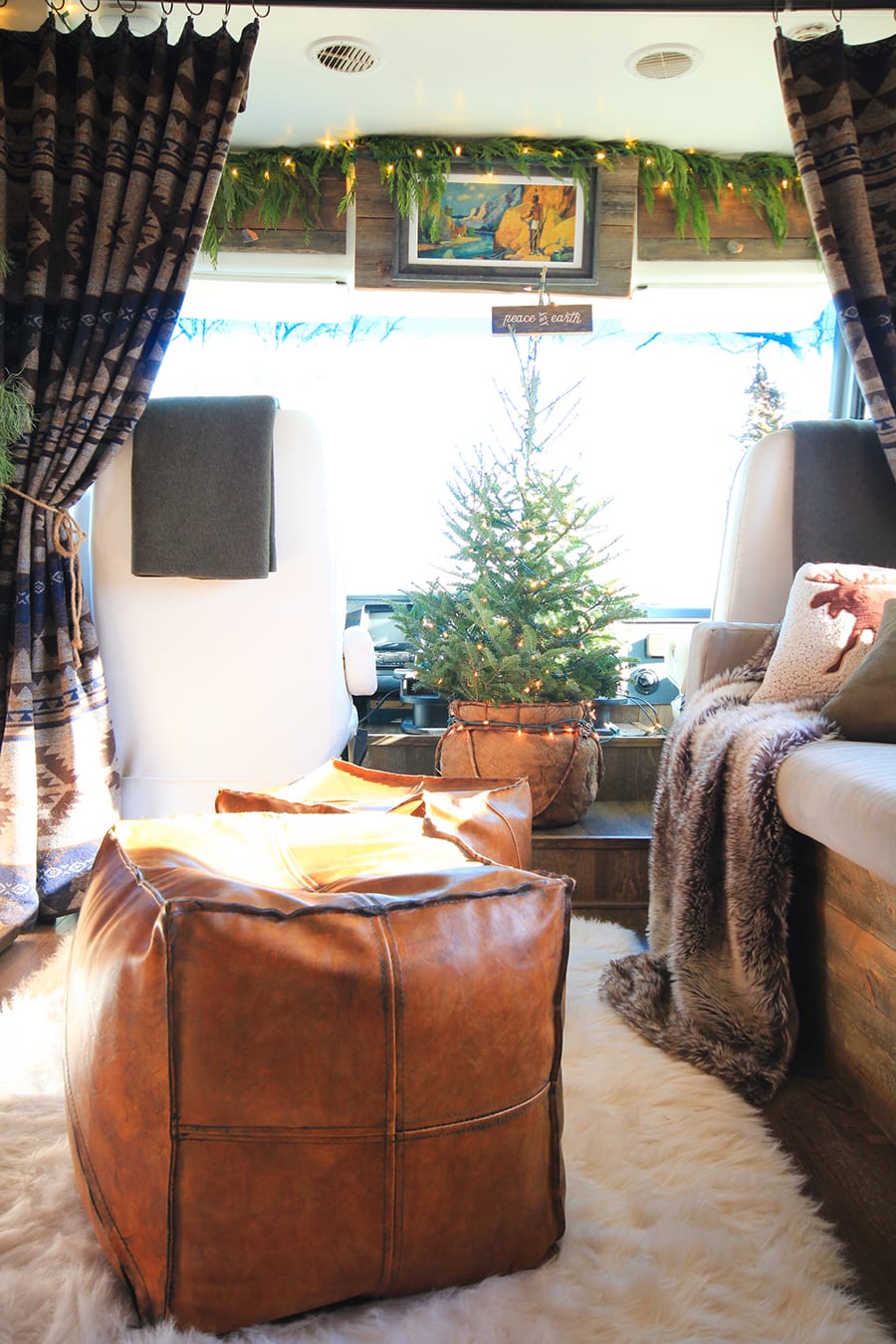 Renovated RV Christmas Tour - Come see how we decorated our tiny home on wheels for the holidays!