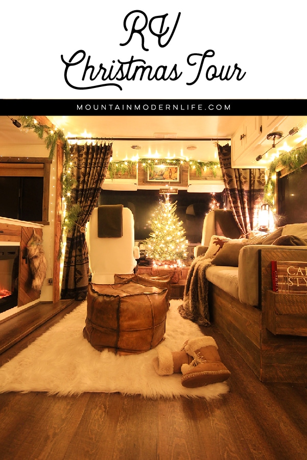 Renovated RV Christmas Tour