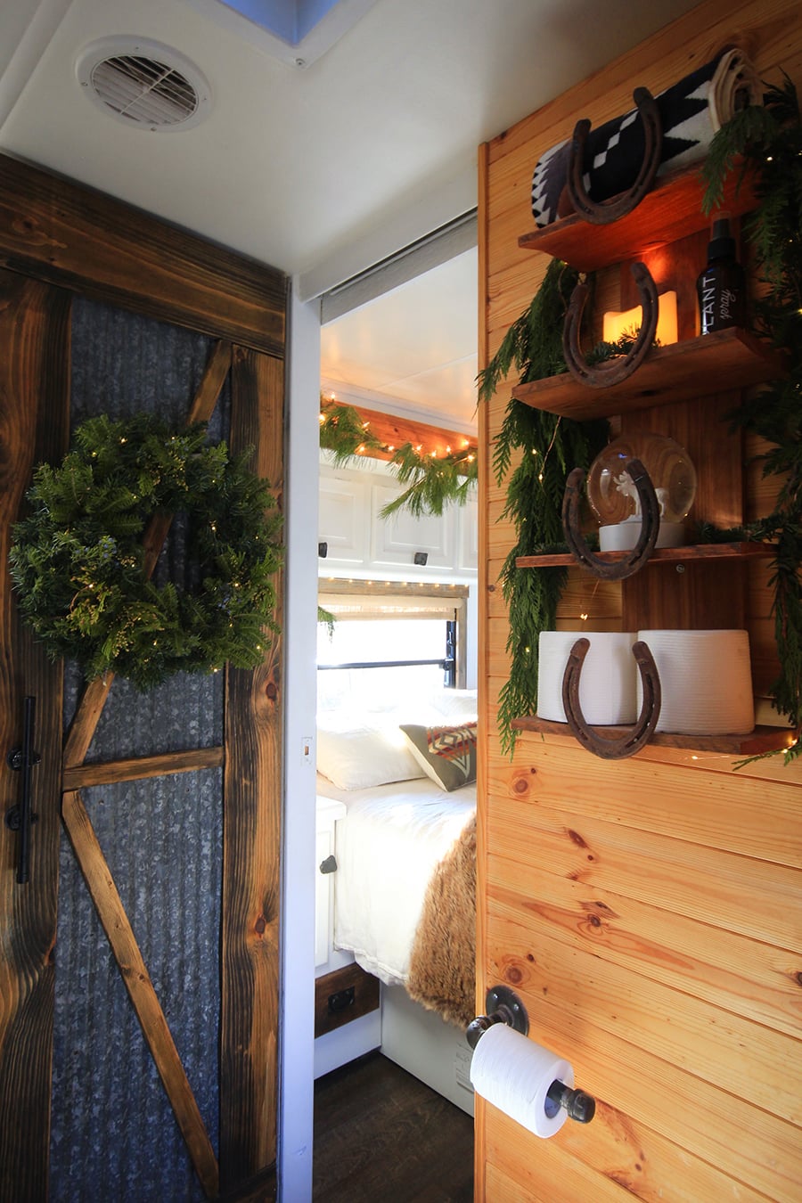 Renovated RV Christmas Tour - Come see how we decorated our tiny home on wheels for the holidays!